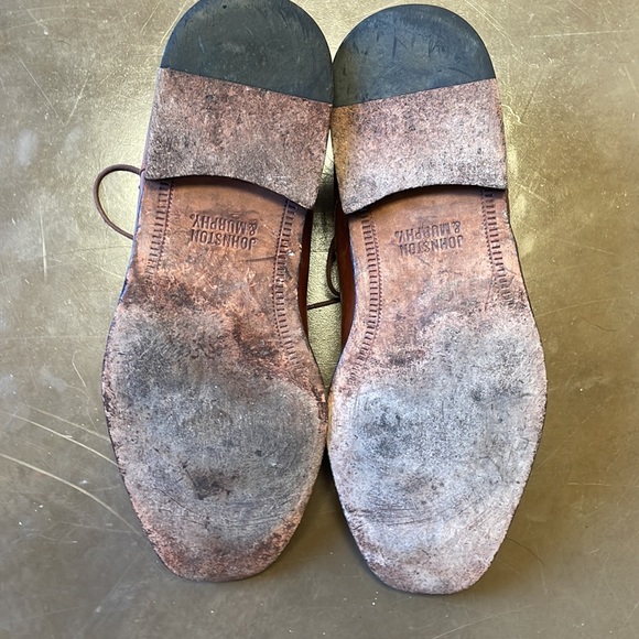 Brown Leather Johnston & Murphy oxfords - Picture 3 of 3